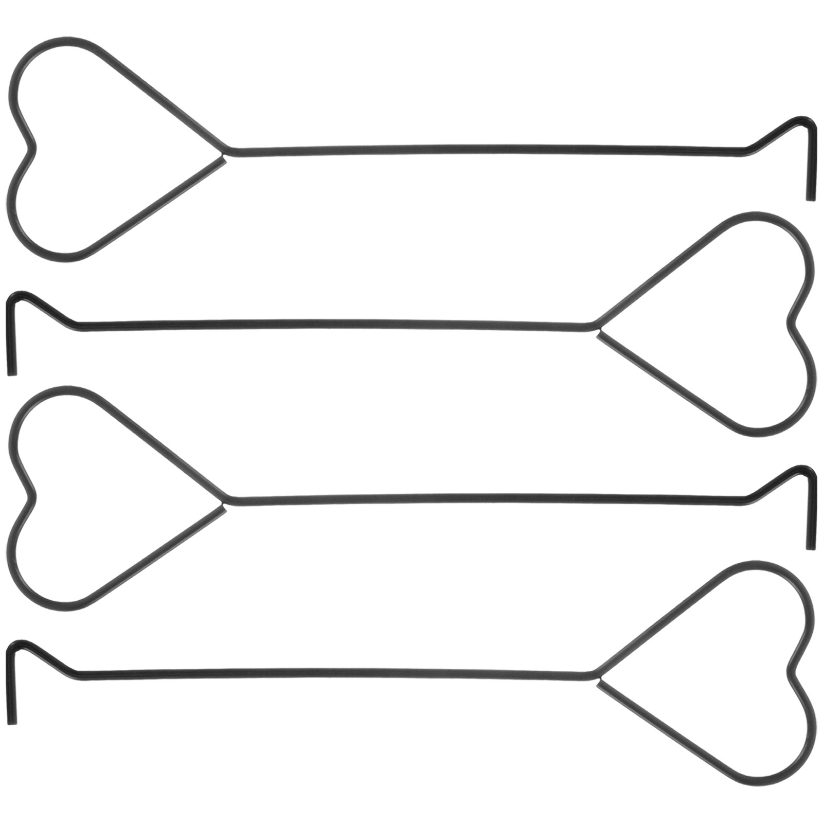 Wick Dipper Tool - 4Pcs Wick Dippers Heart Design Iron