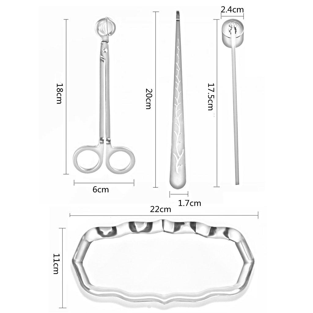 4pcs Stainless Steel Candle Wi - огляд і ціна Wick Dipper Tool