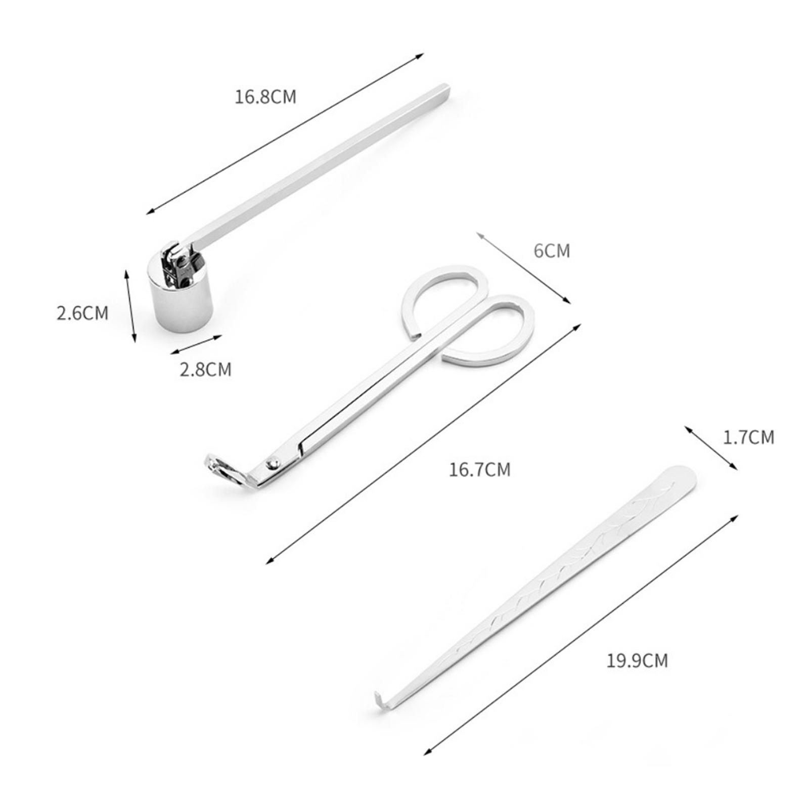 3 in 1 Candle Accessory Set Wi - огляд і ціна Wick Dipper Tool