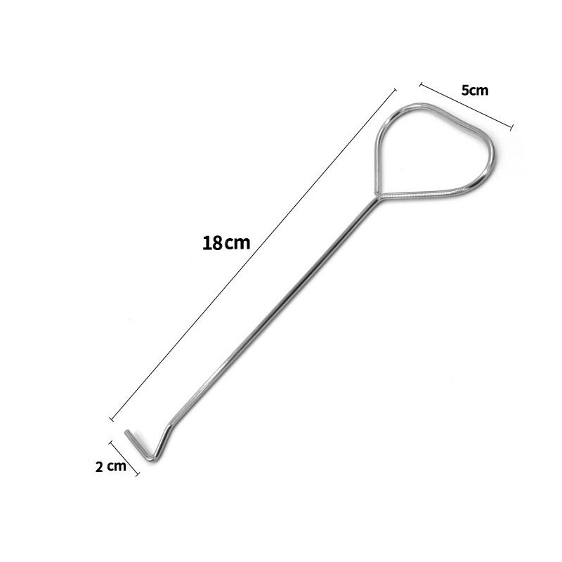 300pcs 18cm Stainless Steel Pu - огляд і ціна Wick Dipper Tool