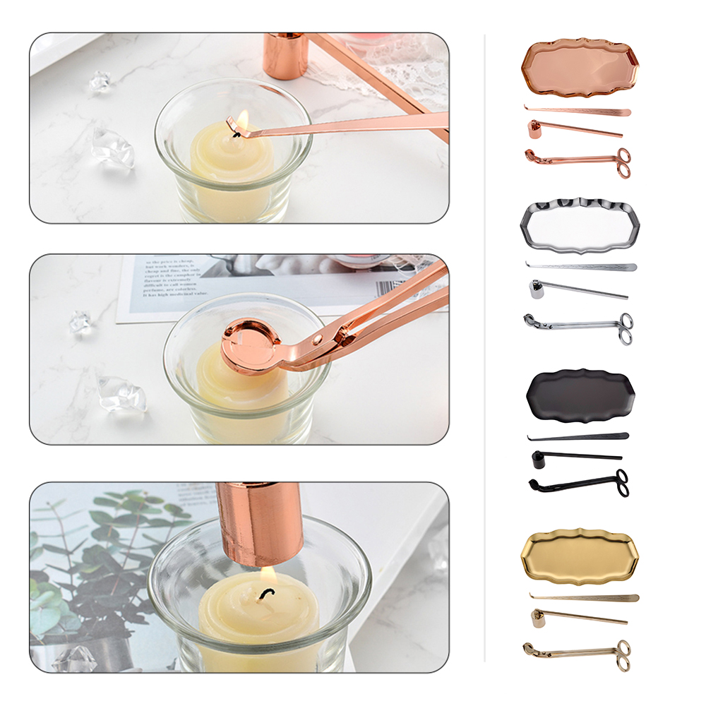 4pcs/1kit Candle Care Set Maki - огляд і ціна Wick Dipper Tool