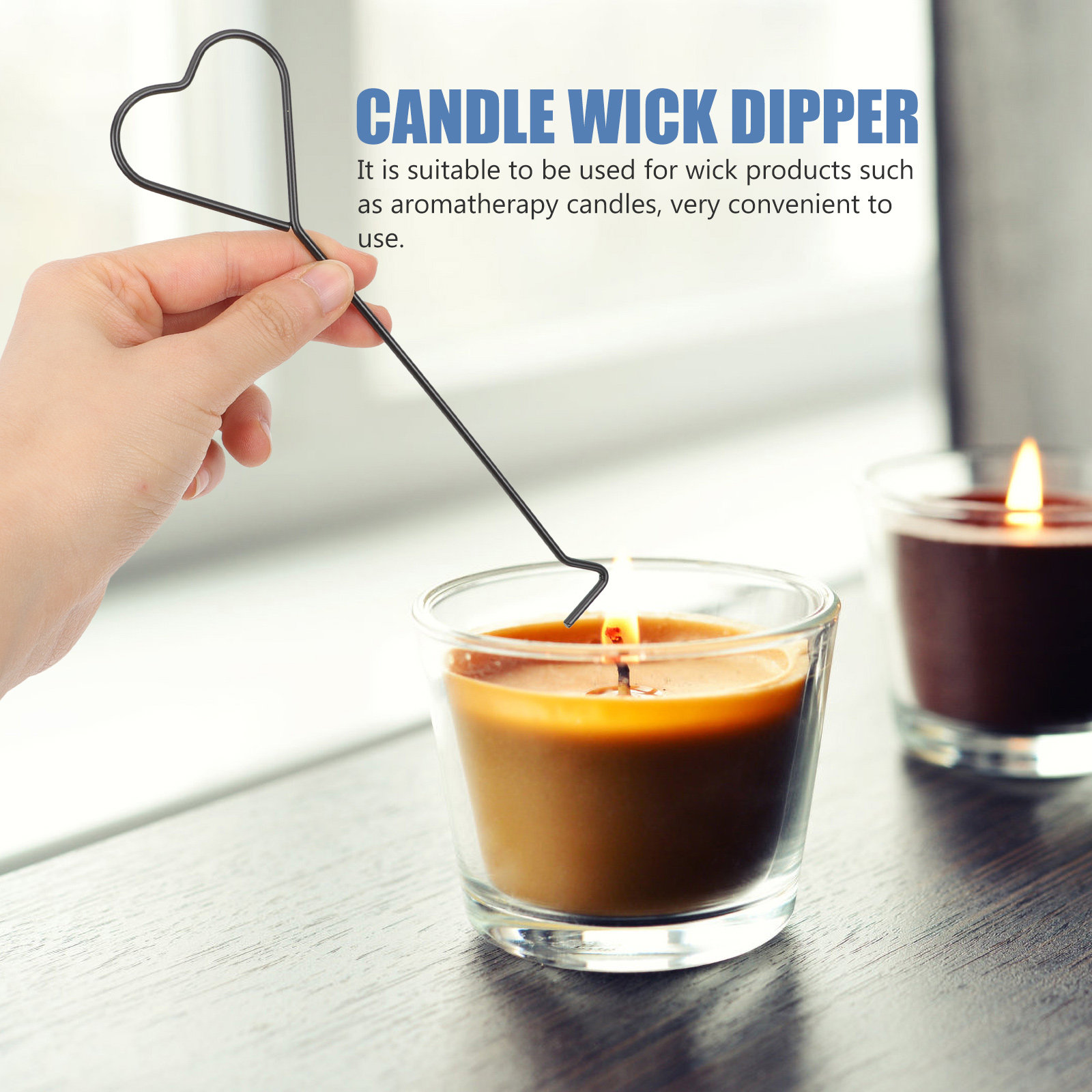 4Pcs Wick Dippers Heart Design - огляд і ціна Wick Dipper Tool