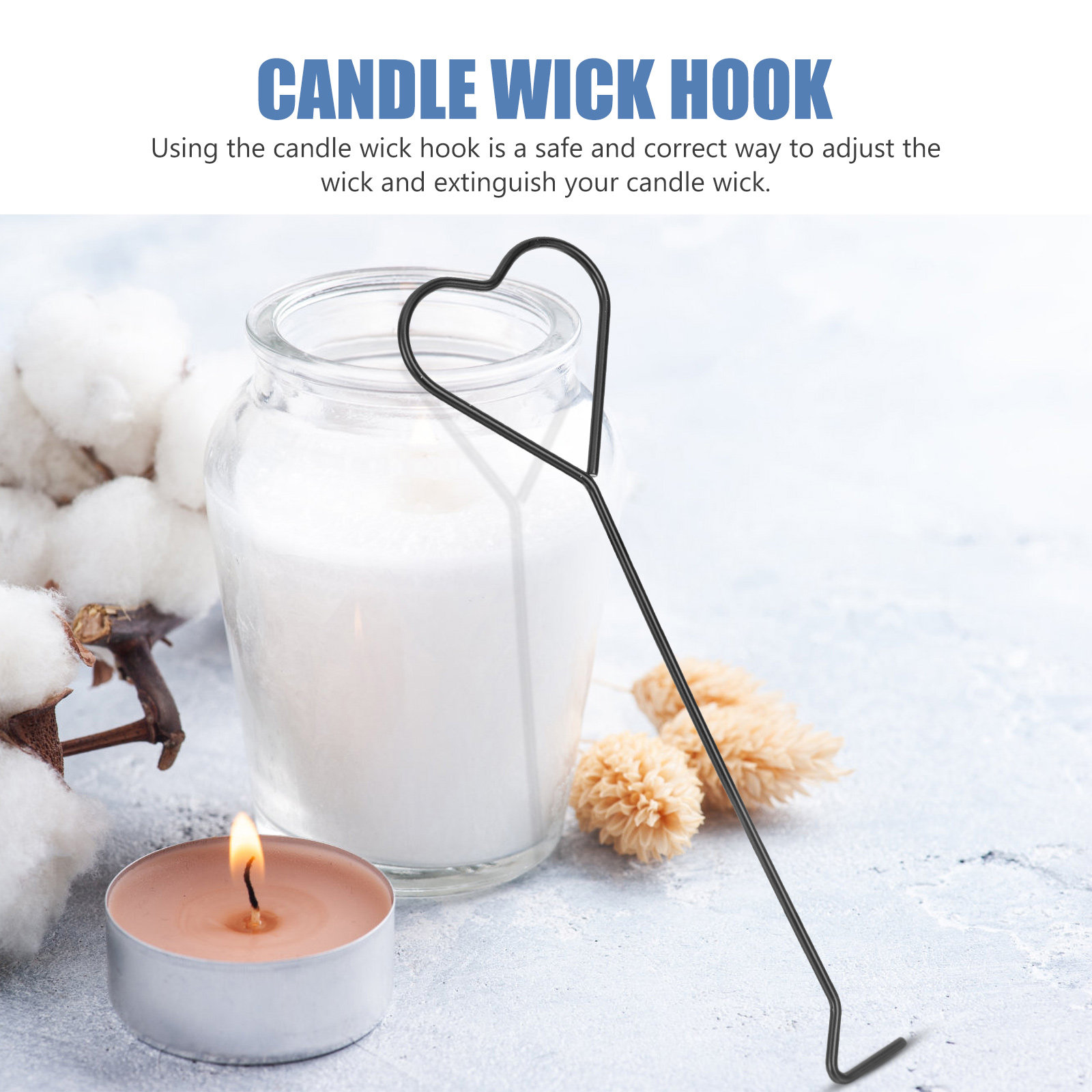 4Pcs Wick Dippers Heart Design - огляд і ціна Wick Dipper Tool