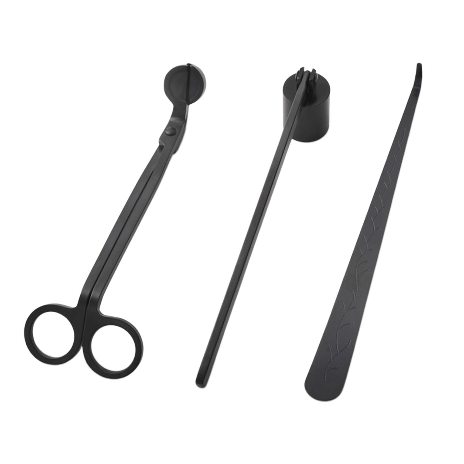 3Pcs Black Candle Wick Trimmer - огляд і ціна Wick Dipper Tool